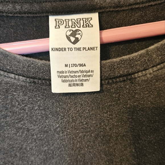 VICTORIA SECRET PINK - T- SHIRT DRESS - PULL STRING SIDES NWOT - Picture 5 of 5